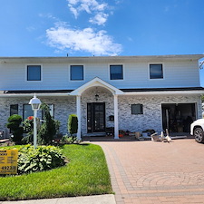 Natural Stone, Anderson Windows and Shake Siding House Fire Restoration In Oceanside, (Long Island) NY 1