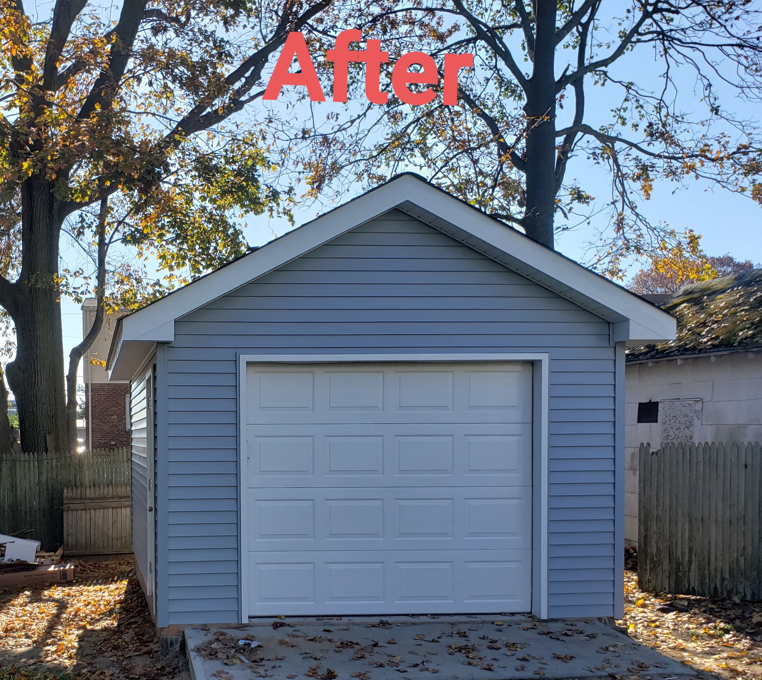 Rebuild of Garage that was falling down in St. Albans, Queens, NY