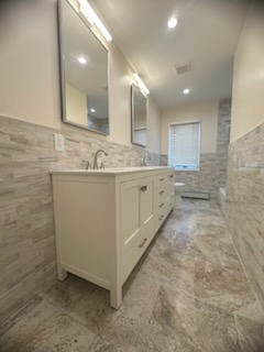 Two Complete Bathrooms in Merrick Long Island